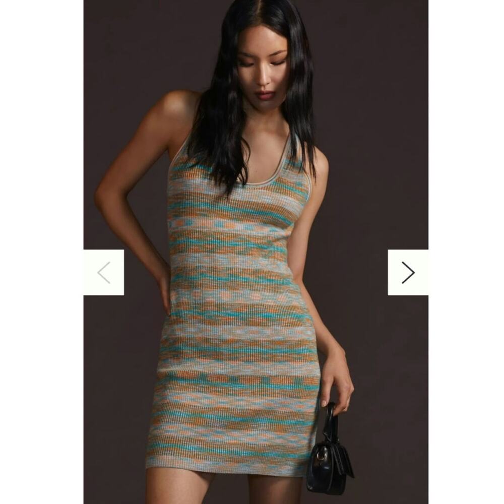 Anthropologie Daily Practice Crozon Sweater Mini Dress Size: 1x